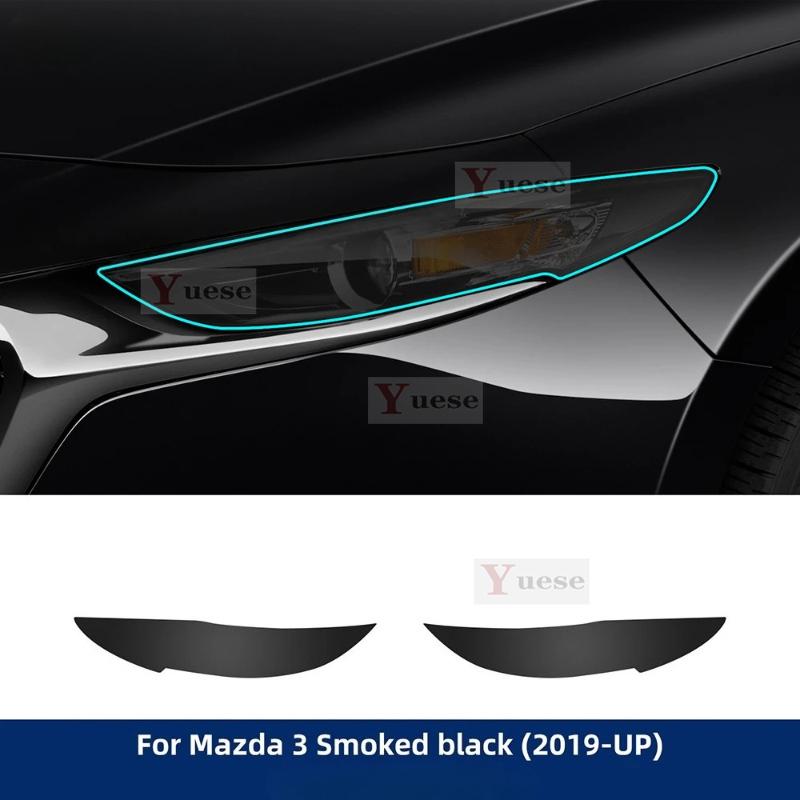 For Mazda 3 -up Car Protection Film Headlight Mirror Film TPU Clear Anti Scratch Sticker