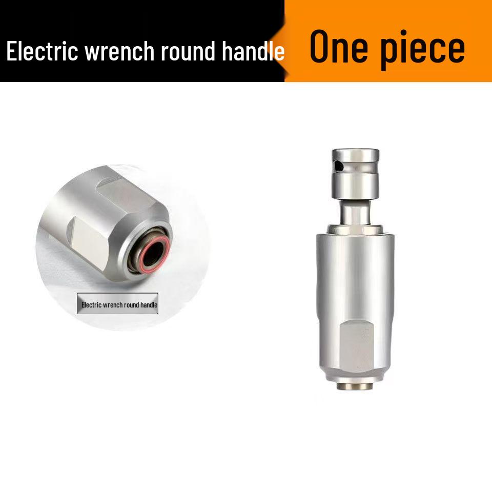 

Electric Wrench Dual-Use Conversion Head: Round Handle, Square Handle, Two-Groove, Universal Impact Connector.