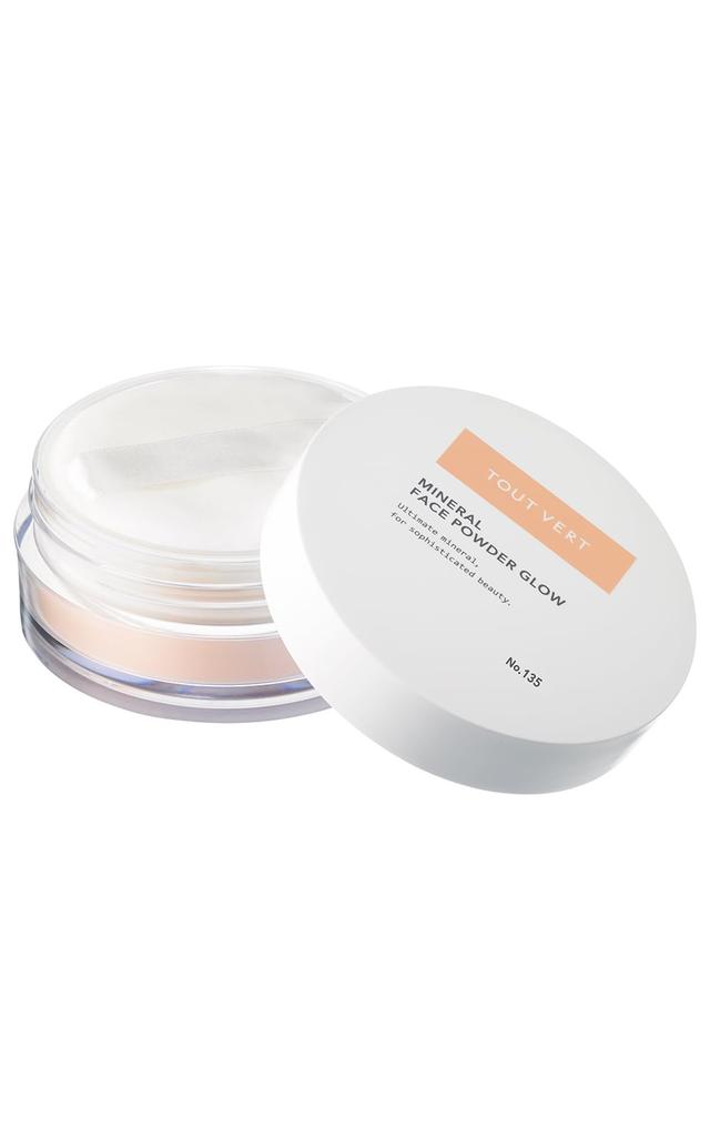 Glowing Tuveil Mineral Face Powder Glow 12g Face Powder with Ceramide and Hyaluronic Acid for Makeup Stain Pore and Dullness Moisturizing for