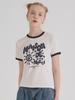LA MAISON STUDIO Sunstar Ringer Short Sleeve T-Shirt White Navy (Fcg2Ts769W)