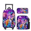 Kpop Witch Hunters Casual Backpack Digital Printing Men'S And Women'S Commuter Backpack Rod Backpack Student Bag