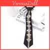 Elegante Cravatta da Donna con Strass e Lunghezza Regolabile per Ufficio e Uso Quotidiano