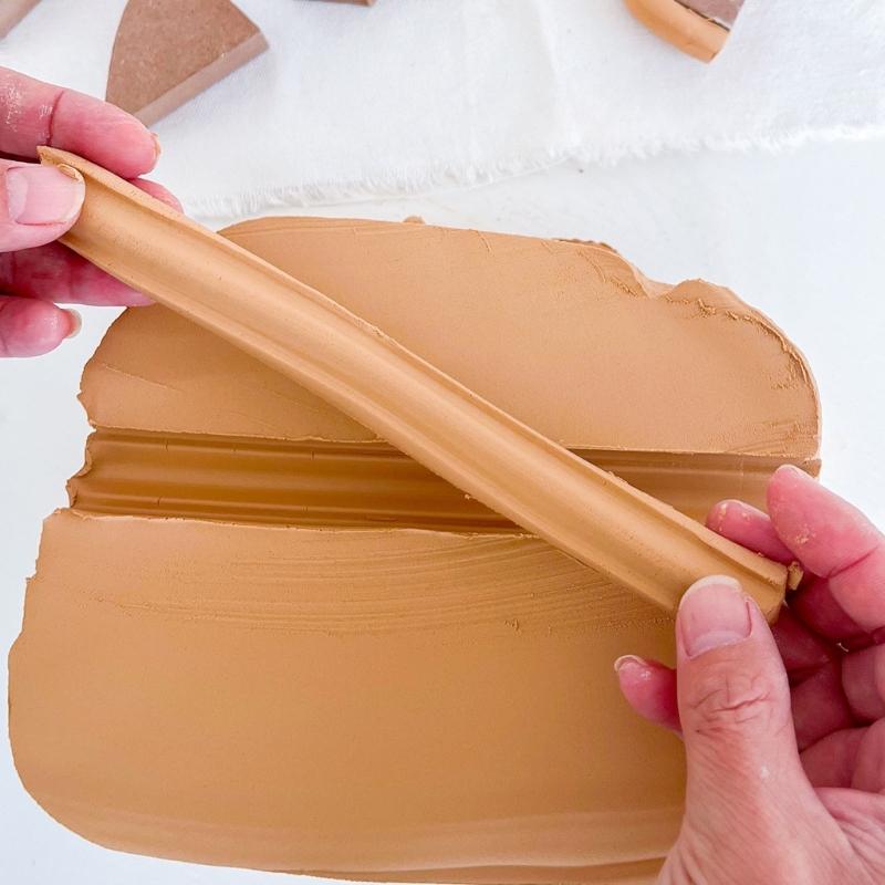 9 Pezzi Strumento per Modellare in Ceramica Costruito con Pannello di Densità per Progetti di Artigianato Studi Casalinghi o Laboratori