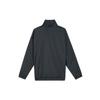 Adidas Originals 3 Stripe Letter Logo Stripe Print Classic Retro Sports Stand Collar Long Sleeve Jacket Men Jacket Deep-Charcoal JL8397