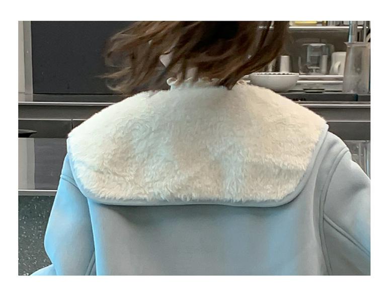 Girls' Lambswool Fleece Lined Coat - 2025 Autumn/Winter Collection