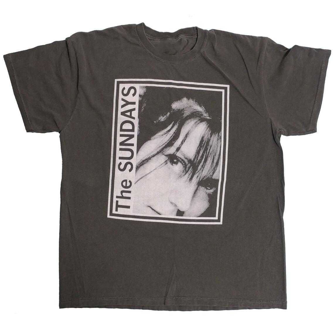 Vtg The Sundays Band Heavy Cotton Black T Shirt For Men CM011 XXL
