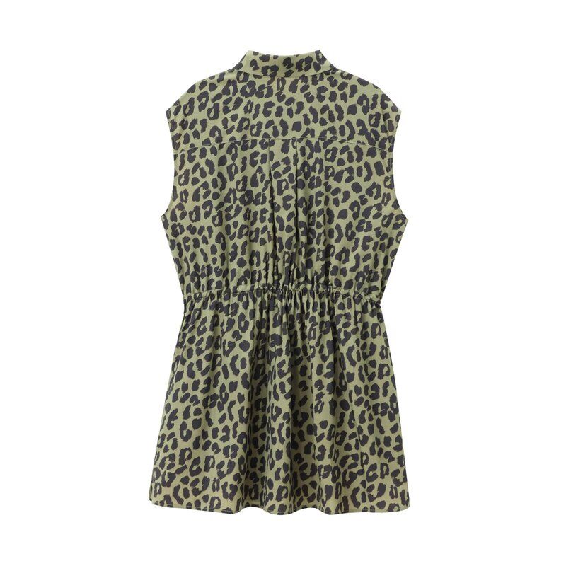 Fashion Style 2024 Summer New Arrival Women's Clothing Stylish Easiest for Match Animal Pattern Print Loose Shirt 7936003