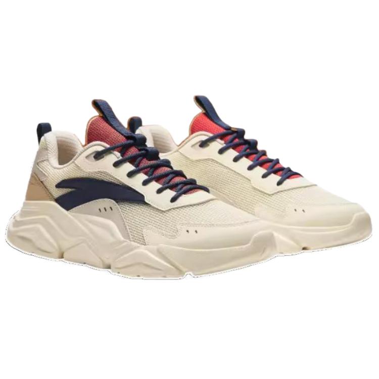 Anta Classic Versatile Shock Absorbing Wear Resistant Low Top Casual Shoes Men Sneakers Light-Blue 912538809F-6