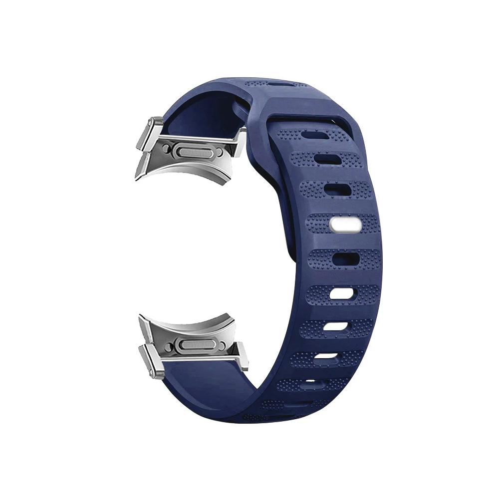 Classic Silicone Strap for Samsung Galaxy Watch 6/5/4 40mm 44mm 5Pro 45mm No Gaps Sport Band Galaxy Watch 6/4 Classic 43 47mm 42 46mm