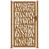 Garden Gate 100 x 200 cm Weathering Steel Trace Design
