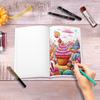 1pc, Dessert Coloring Book, Teenagers Coloring Book, 39 Different Patterns, 100gsm Thick Paper, Stress Relief, Birthday Gift