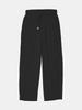 IKALOOK Sleeve Coated Linen Elastic Waist Pants Dpt150