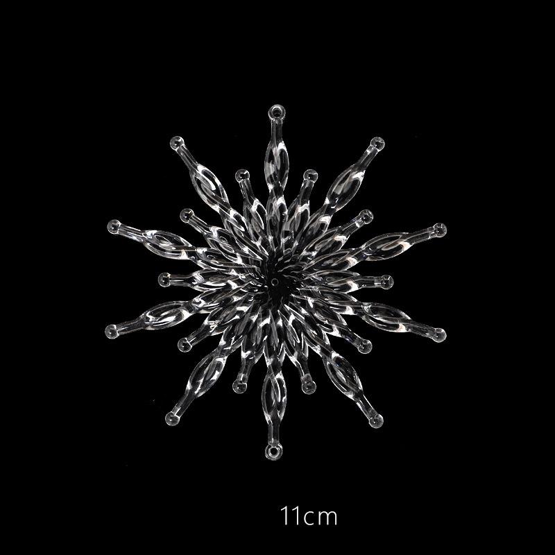 Acrylic Snowflakes, Christmas Tree Crystal Ornaments, Transparent Simulation, Christmas Shopping Mall Decoration, New Snowflakes
