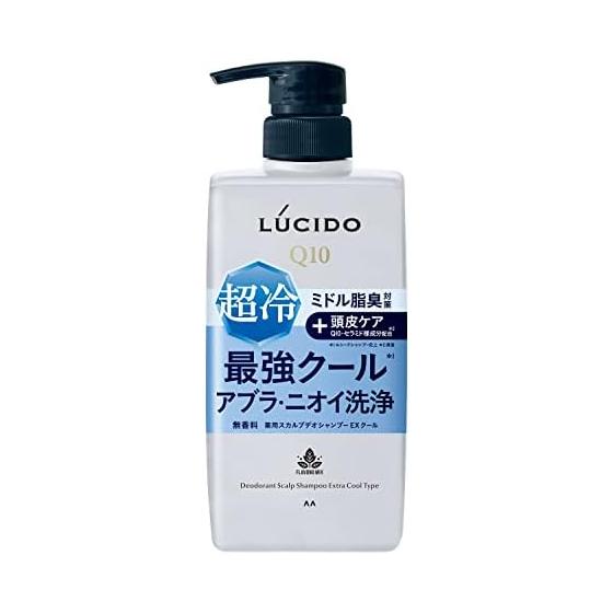 LUCIDO [Квази-лекарственное средство] Лечебный шампунь-дезодорант для кожи головы EX Тип Cool [Мужской шампунь Уход за кожей головы] 450 мл