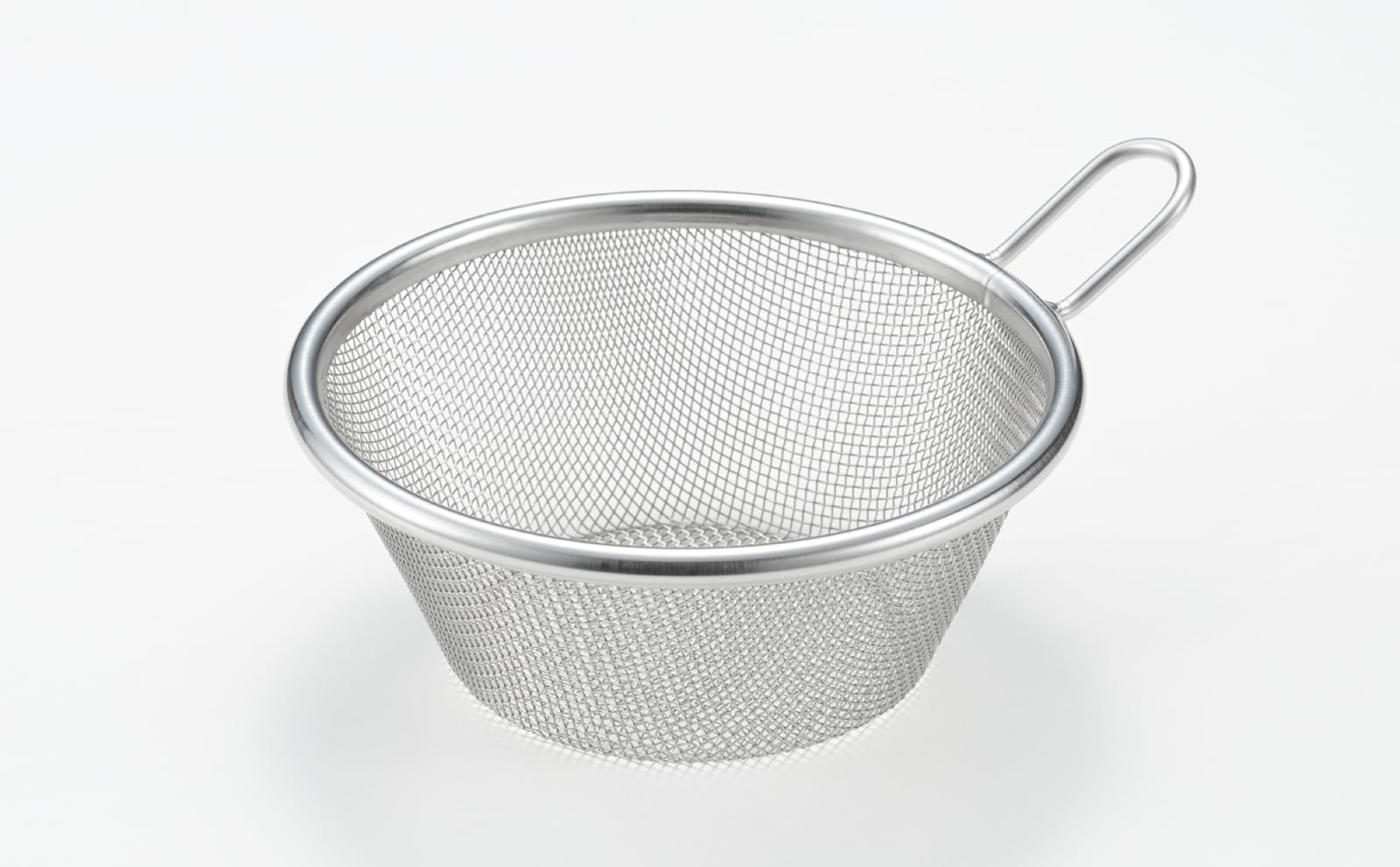 

Нержавеющая сталь Yoshikawa Сито с 13 см и Ручкой, Глубокое, Tsubame-Sanjo, Япония, AN0212