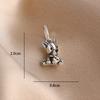 New 925 Silver Puppy Panda Bee Hedgehog Pendant, Suitable for European Bracelet DIY Exquisite Jewelry