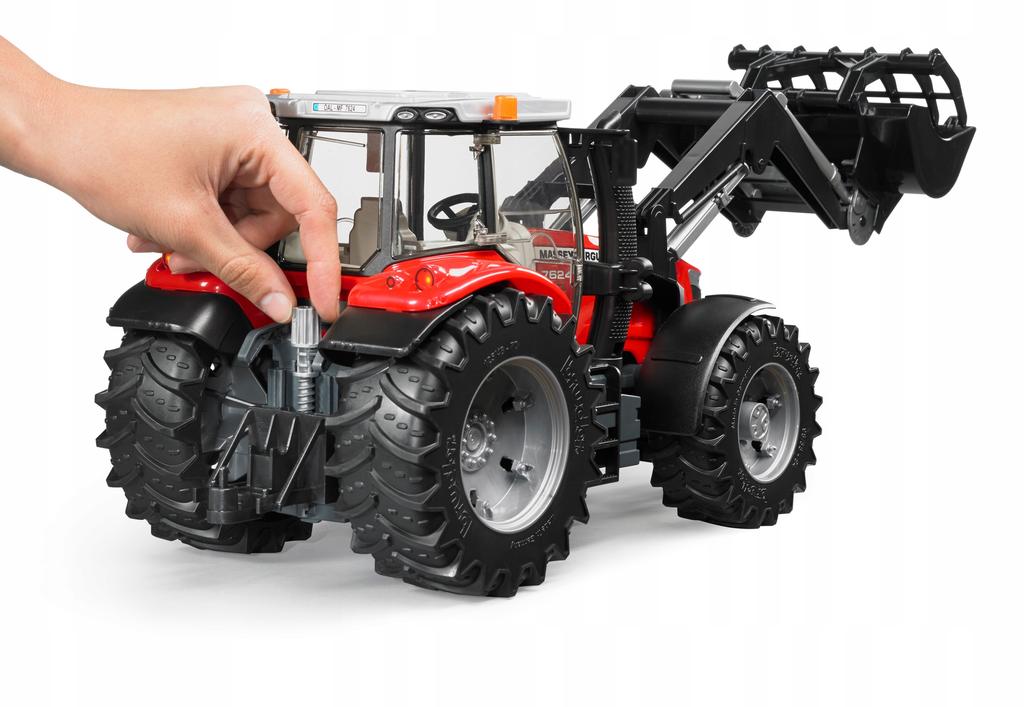 Massey-Ferguson with Front Loader BRUDER 03047 Profi Series 1:16
