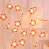 1PC 10Leds 1.5M Led Flower String Lights Bedroom Wedding Party Festival Decorative Fairy Lights Operated Wall Lighting