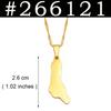 Anniyo Comoros Moroni Union of Comoros Map Pendant Necklaces Grande Comore Silver Color/Gold Union des Comores Jewelry #266121