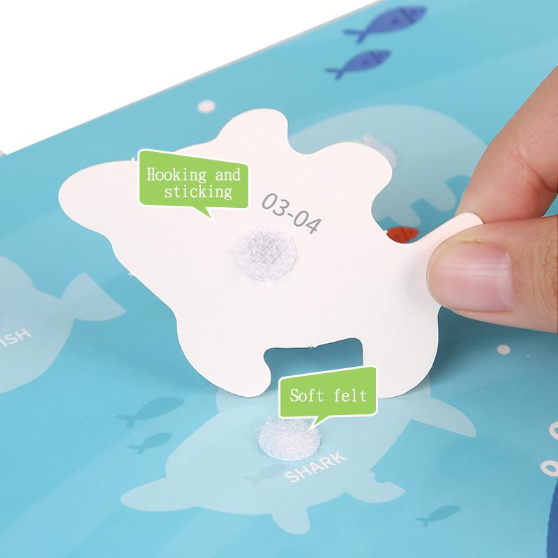 Montessori Baby Busy Book My First Quiet Stickers Book Paste Early Learning Education Toy Children Toy Matching Game for Babies