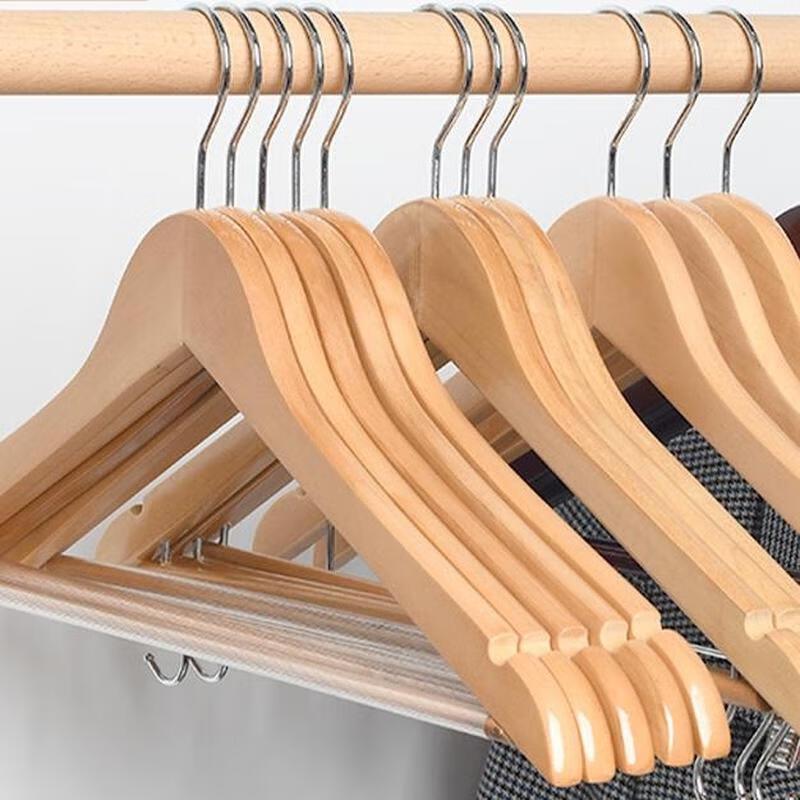 Vintage Solid Wood Clothes Hangers