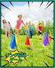 Outdoor Sports Set with Rings, Colorful Training Rings, Catch Ball, Hopscotch, Kids' Toys, Indoor and Outdoor Play, Exercise, Practice, Exercise,