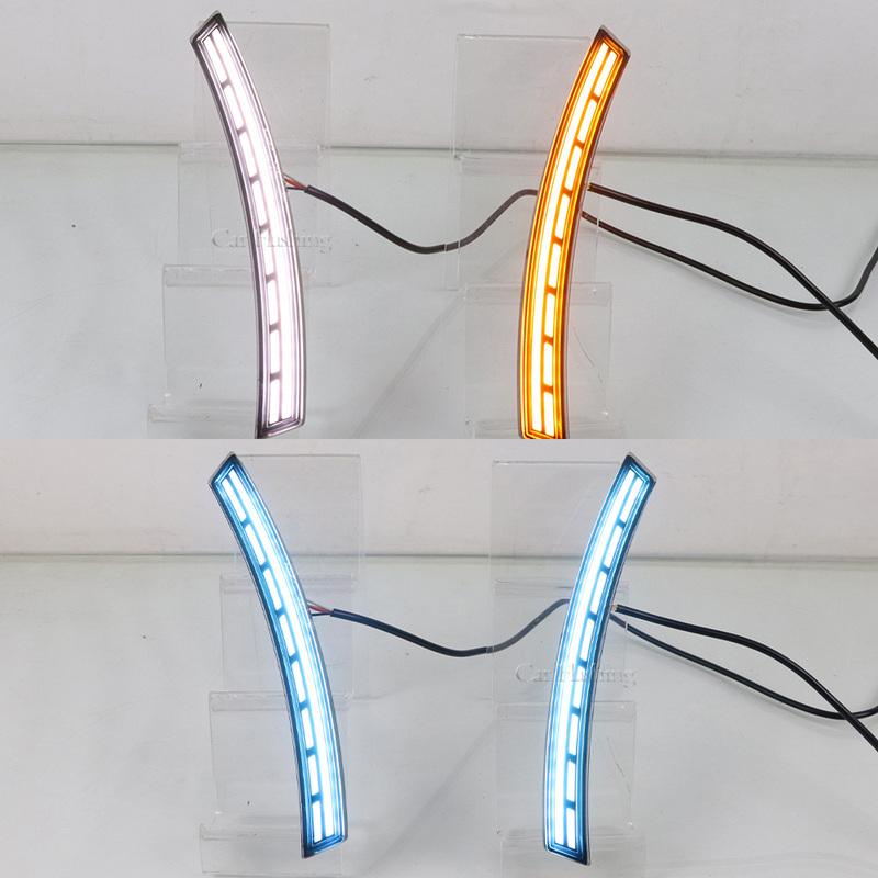 2PCS LED Side Maker Light For Honda CRV CR-V 2024 DRL Wheel Arch Turn Signal Lamp Daytime Running Light Car Accessories
