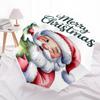 1 Stück Frohe Weihnachten! Festliches Nikolaus-Design Automatischer Faltregenschirm, Tragbares 3-fach faltbares Design, 8-Speichen-Eisenrahmen Outdoor-Regenschirm, Perfektes Geschenk für
