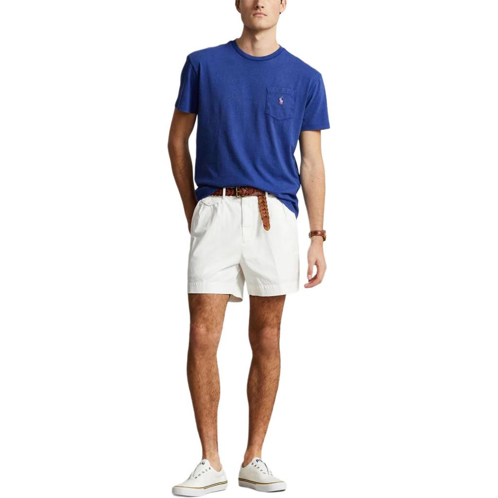 Polo Ralph Lauren Color Blocked Fitted Crew Neck Short Sleeve T-Shirt Men Tops Blue 710835756-022