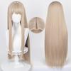 LAOBAO Viper Cosplay Wig - Blonde Long Straight Hair - Heat Resistant - Costume Wig for Disguise, Parties, Festivals, Halloween, Fancy Dress (Viper)