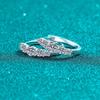 1.12ct Moissanite Earrings for Women Lab Grown Diamond Ear Studs 925 Silver Fine Jewelry Gift