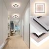 Quadratische Acryl Deckenleuchte Moderne LED Deckenlampe, Weiß 3-Farben-Licht Deckenleuchten für Schlafzimmer Büro Küche Wohnzimmer