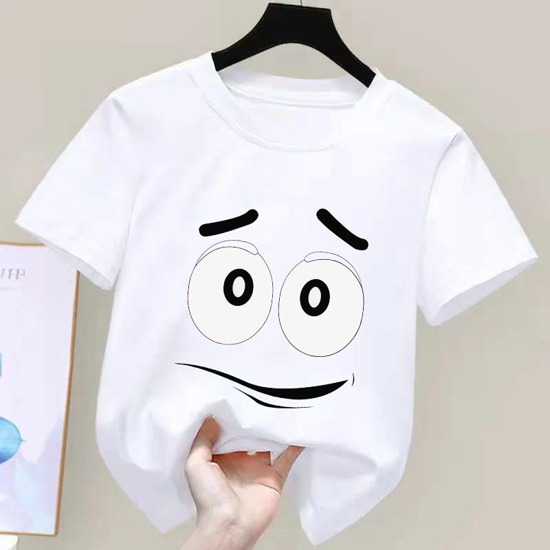 Summer Innovative Chocolate Bean Childrens Printed Tshirt Fun 100 Cotton Casual and Fashionable