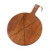Wooden Pizza Cutting Board,Cheese Platter,Pizza Platter,House Pizzas Prep Board Round Server Tray
