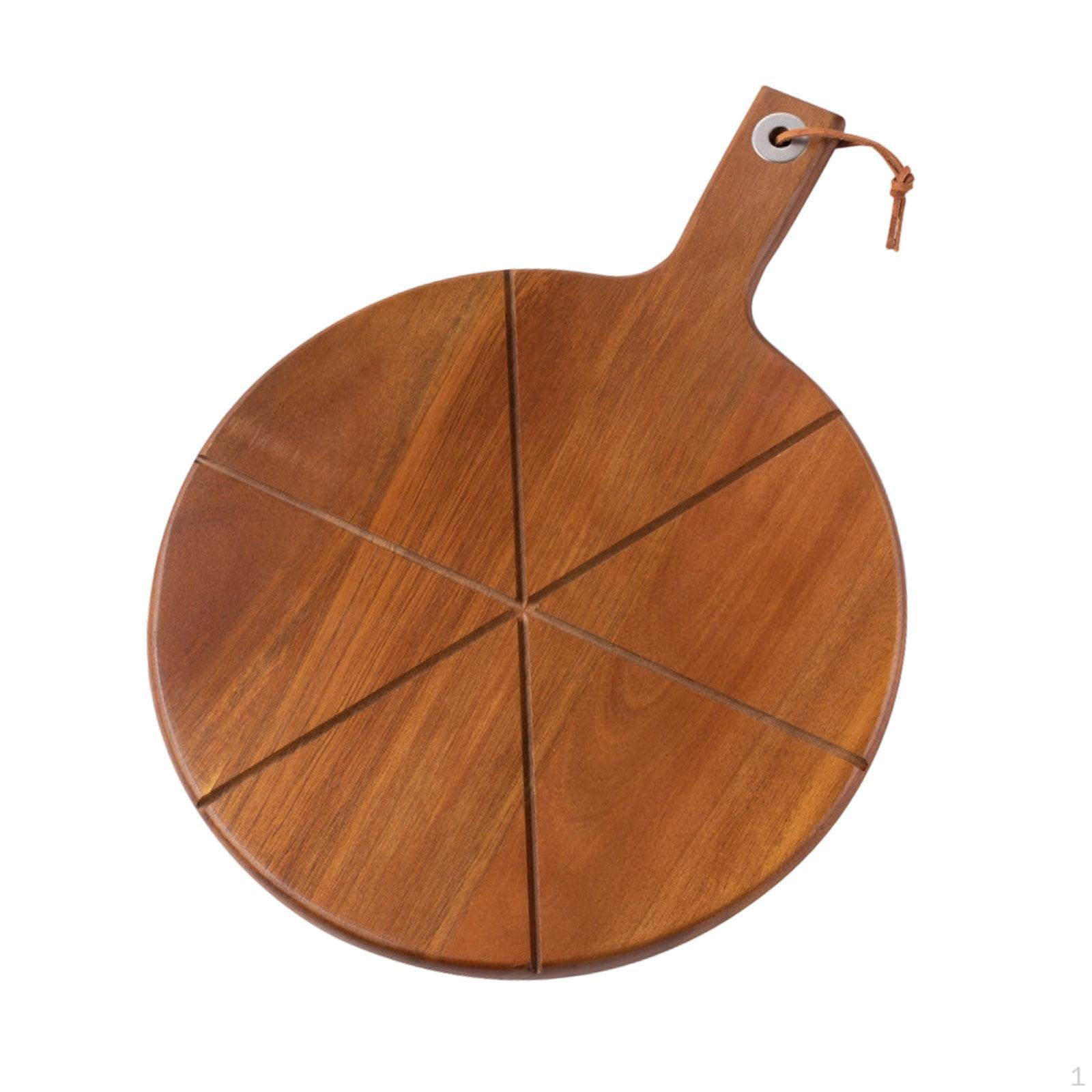 Wooden Pizza Cutting Board,Cheese Platter,Pizza Platter,House Pizzas Prep Board Round Server Tray