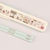 Snoopy Peanuts Comic Silent Chopsticks Set 18cm