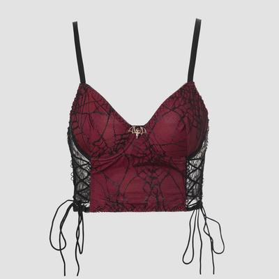 Bretea cu Pânză de Păianjen Gotica Maiou Gotica - Stil Retro Întunecat