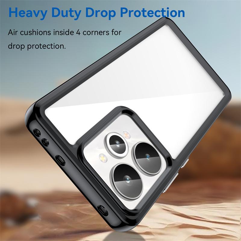 Transparent Colorful TPU Case for Realme 15 Pro 5G Protective Cover Clear Fundas Coque Capa
