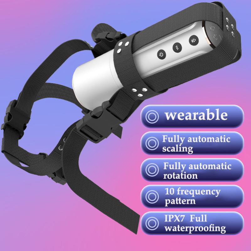 Vollautomatischer Flugzeugbecher, teleskopisch, rotierend, elektrisch, tragbarer männlicher Masturbator, Sprachinteraktion, Produkte für Erwachsene