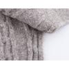 Kaslead New Arrival Women's Clothing Fashion Style Old Money Style Polo Lapel Cable Stitch Knitting Sweater Vest