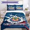 Club Deportivo Guadalajara Customize Your Name Bedding Set Design for Living Rooms Wrinkle Resistant Home Decor Perfect Gift for Friends  Family