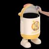 Cute Teddy Bear Flip-top Wastebasket