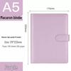 Xiaohongshu Inspired A5 Solid Color Card Album – High-Quality PU Leather Photo & Card Storage