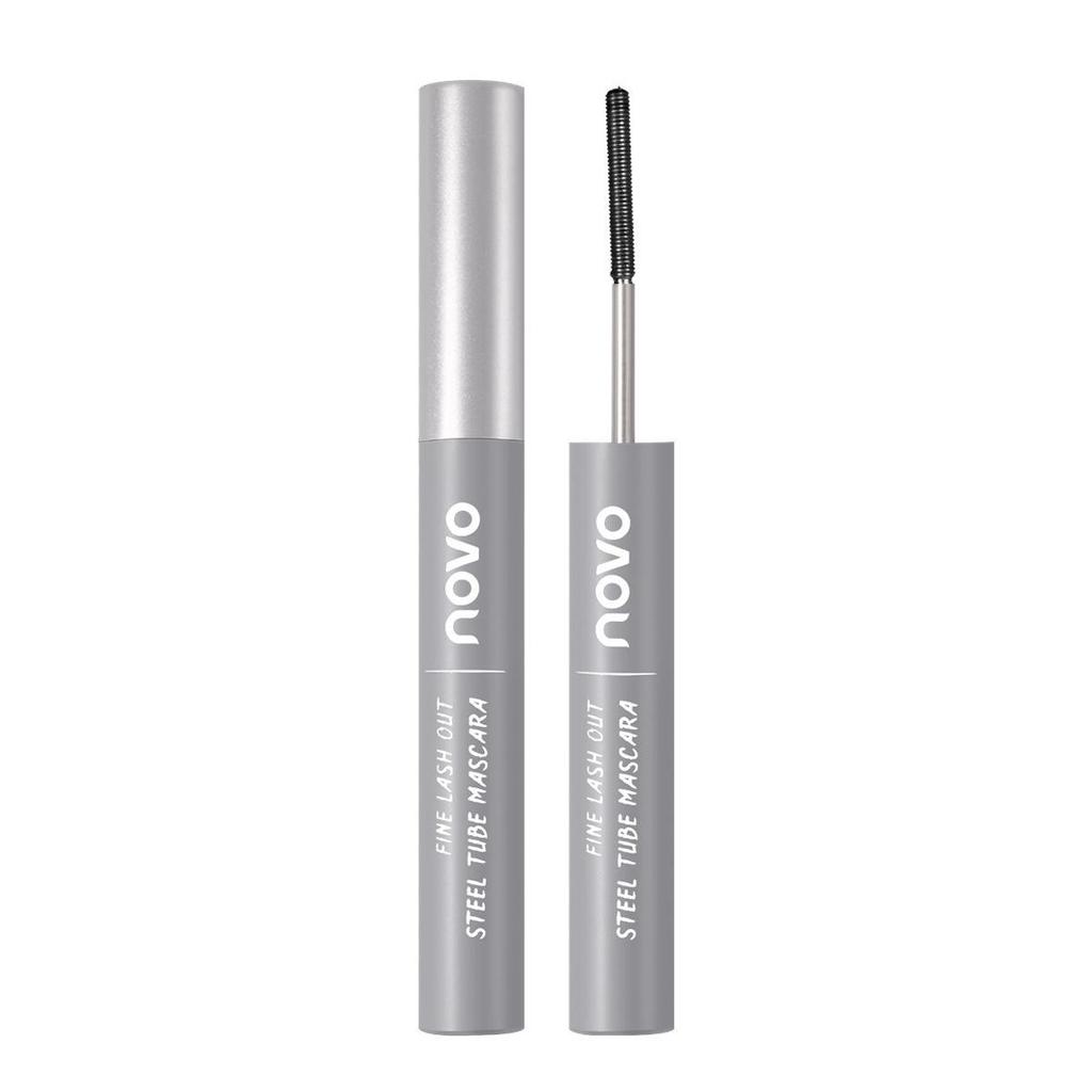 NOVO Wasserfeste Curling & Verlängernde Mascara - Langanhaltend, Nicht verschmierend, Voluminöse Formel