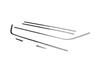 Glass Edging (6 Pcs, Stainless Steel) for Skoda Octavia III A7 2013-2019