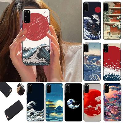 Japanese Style Art Japan Phone Case Fundas Shell Cover For Samsung S10 S20 Fe Lite S21 S30 ULTRA Plus 5G