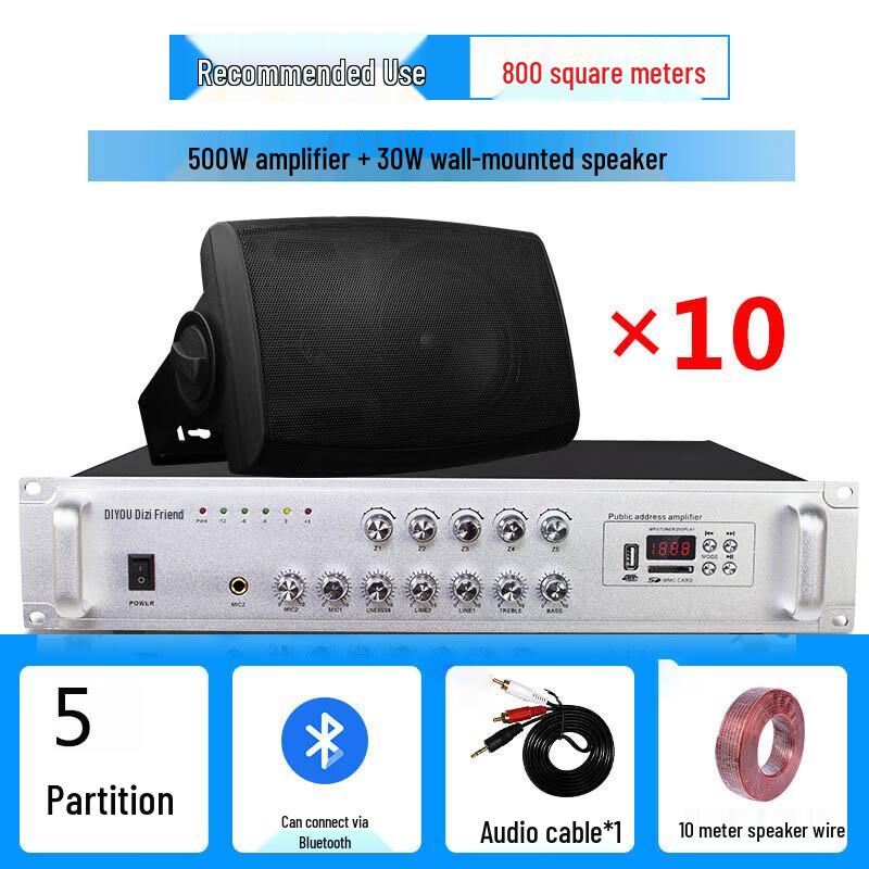 Diyou Wall-Mounted Broadcasting System Kit