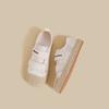 Velcro Little White Shoes Women's Summer New White Breathable Straw Woven Fisherman Versatile Casual Sports Board Shoes