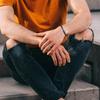 Stainless Steel Gothic Black Cuban Chain Bracelets for Men, Flat Miami Curb Links Wristband, Simple Metal Daily Wearing Jewelry
