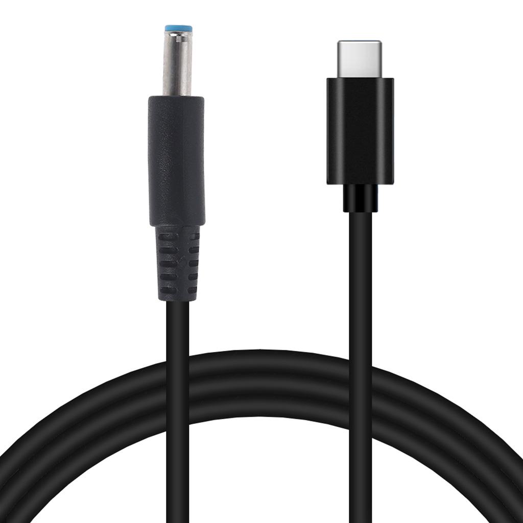 Computer Accessories 1.5M Type-C PD Charging Wire 4.5x3.0mm DC Plug Converter Compatible with HP-Laptop